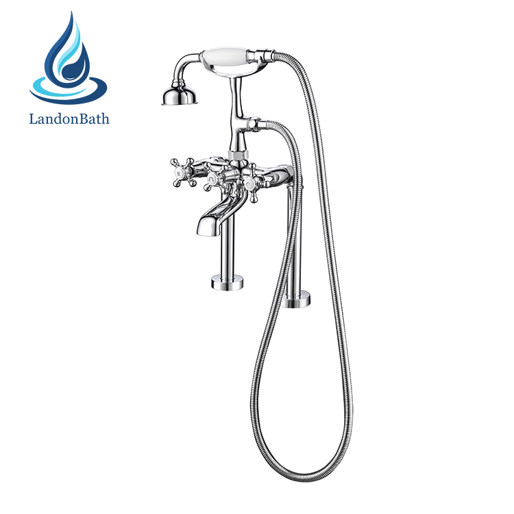 مجموعة دش مثبتة على السطح ، صنبور حوض استحمام للتدليك ، خلاط حوض ، صنبور جانبي روماني لحنفيات Upc ، حمام جيت